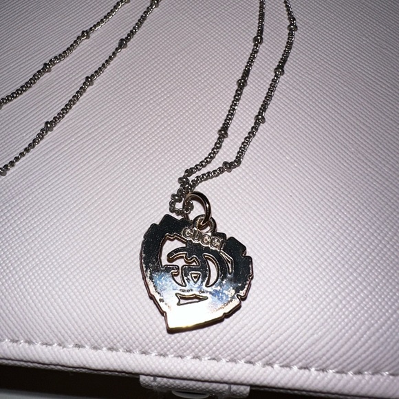 GUCCI | Upcycled ReWorked Gucci Pearl Double G Necklace - Picture 3 of 5